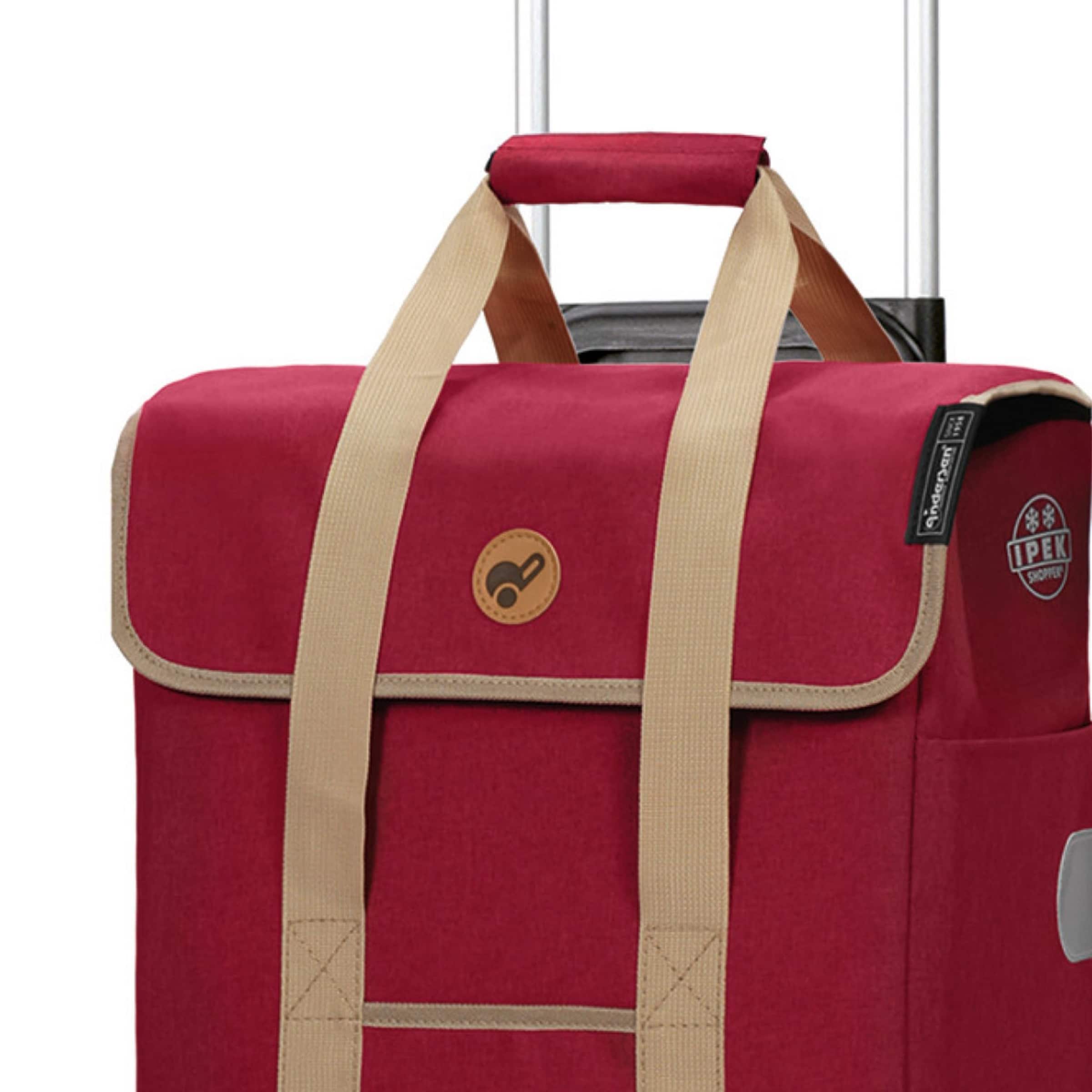 Andersen Shopper Trolley ' Plus Ipek Mi ' in Red