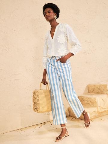 Wide leg Jeans di love & roses in blu