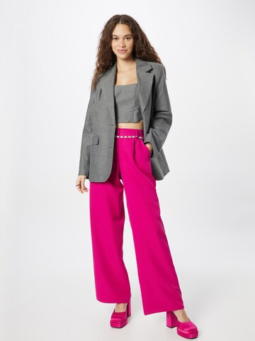 Sublevel Loose fit Pleat-Front Pants in Pink