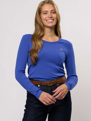 U.S. POLO ASSN. Top in Blauw: voorkant