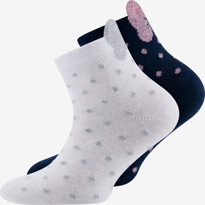 EWERS Socken in navy / grau / hellpink / weiß, Produktansicht