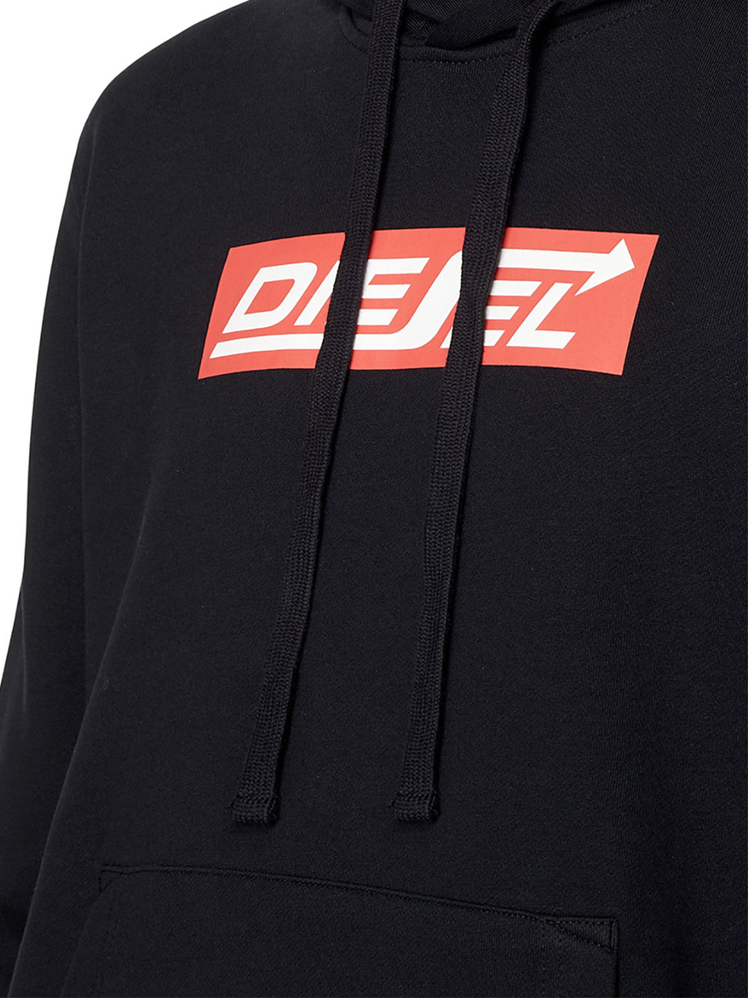 Sweat-shirt 'S-GINN-HOOD-HS1' DIESEL en noir