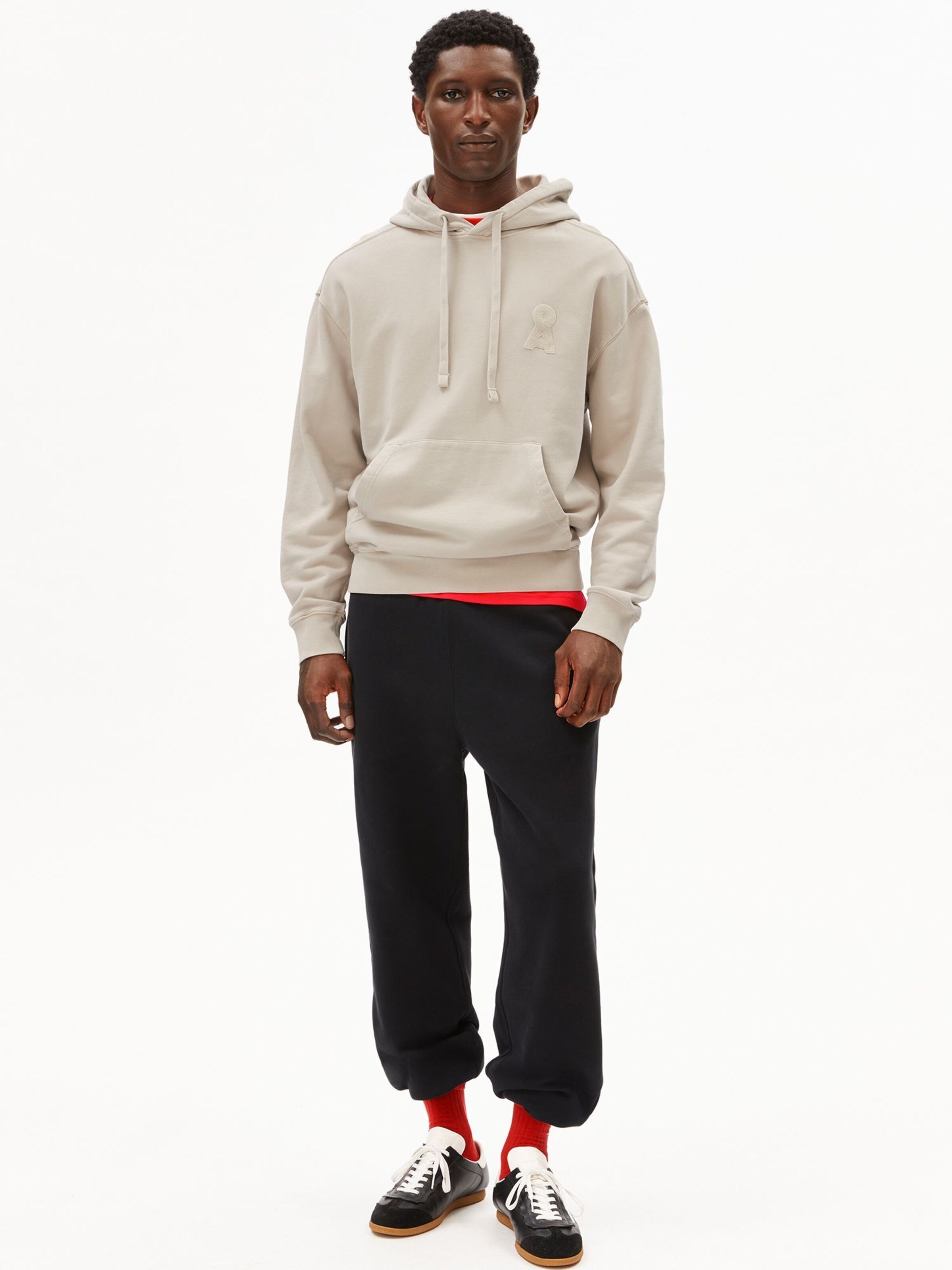 ARMEDANGELS Kapuzenpullover in Beige: Vorderseite