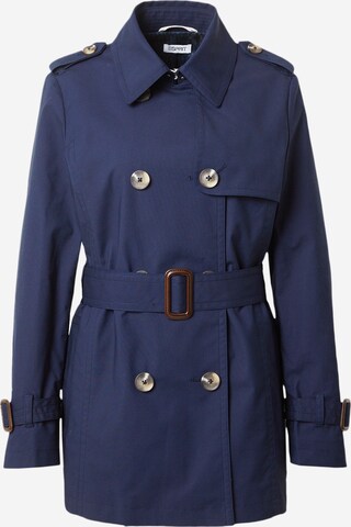 ESPRIT Between-Seasons Coat in Blue: front