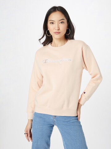 Champion Authentic Athletic Apparel Sweatshirt in Pink: front