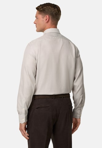Boggi Milano Regular fit Button Up Shirt in Beige