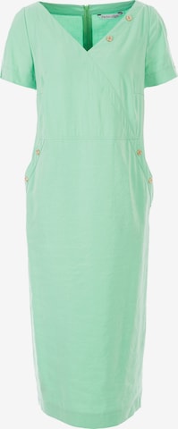 HELMIDGE Dress in Green: front