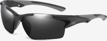 VEYREYSunčane naočale 'VeyRey Sonnenbrille Gosta Sportovní Schwarz gläser Schwarz' - crna boja: prednji dio