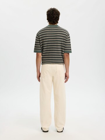 Regular Jean SELECTED en beige