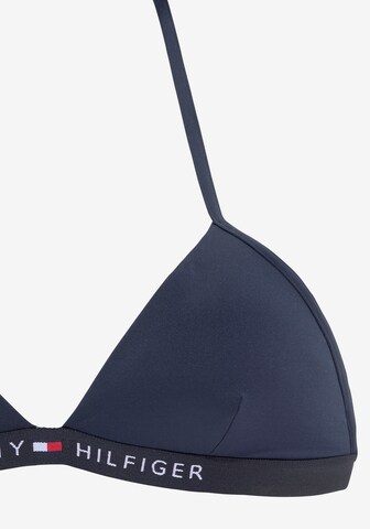 Tommy Hilfiger Underwear Triangle Bikini Top in Blue