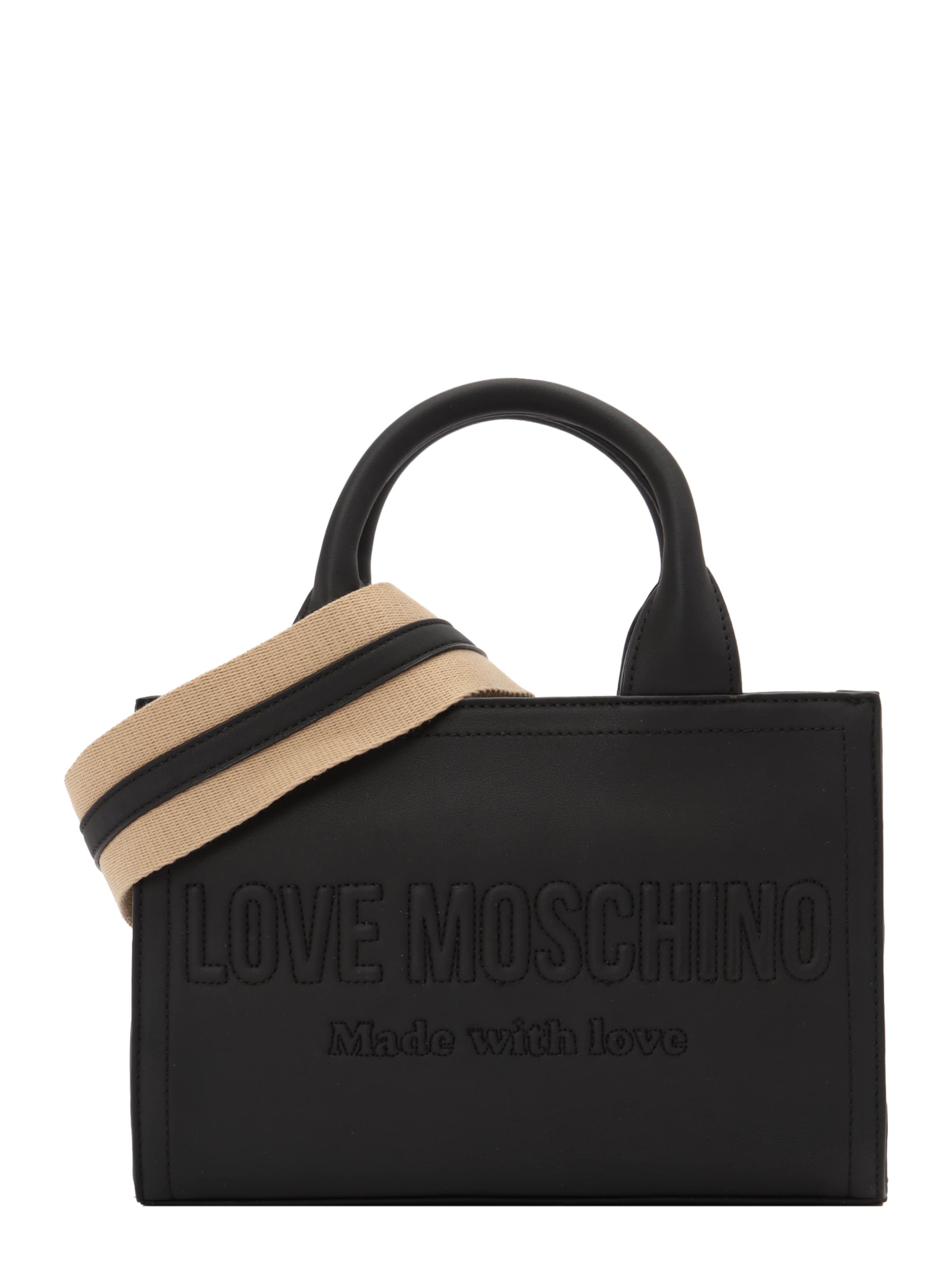 juoda Love Moschino Rankinė: priekis