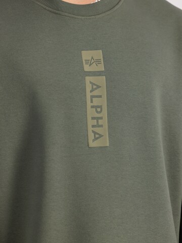 Felpa di ALPHA INDUSTRIES in verde