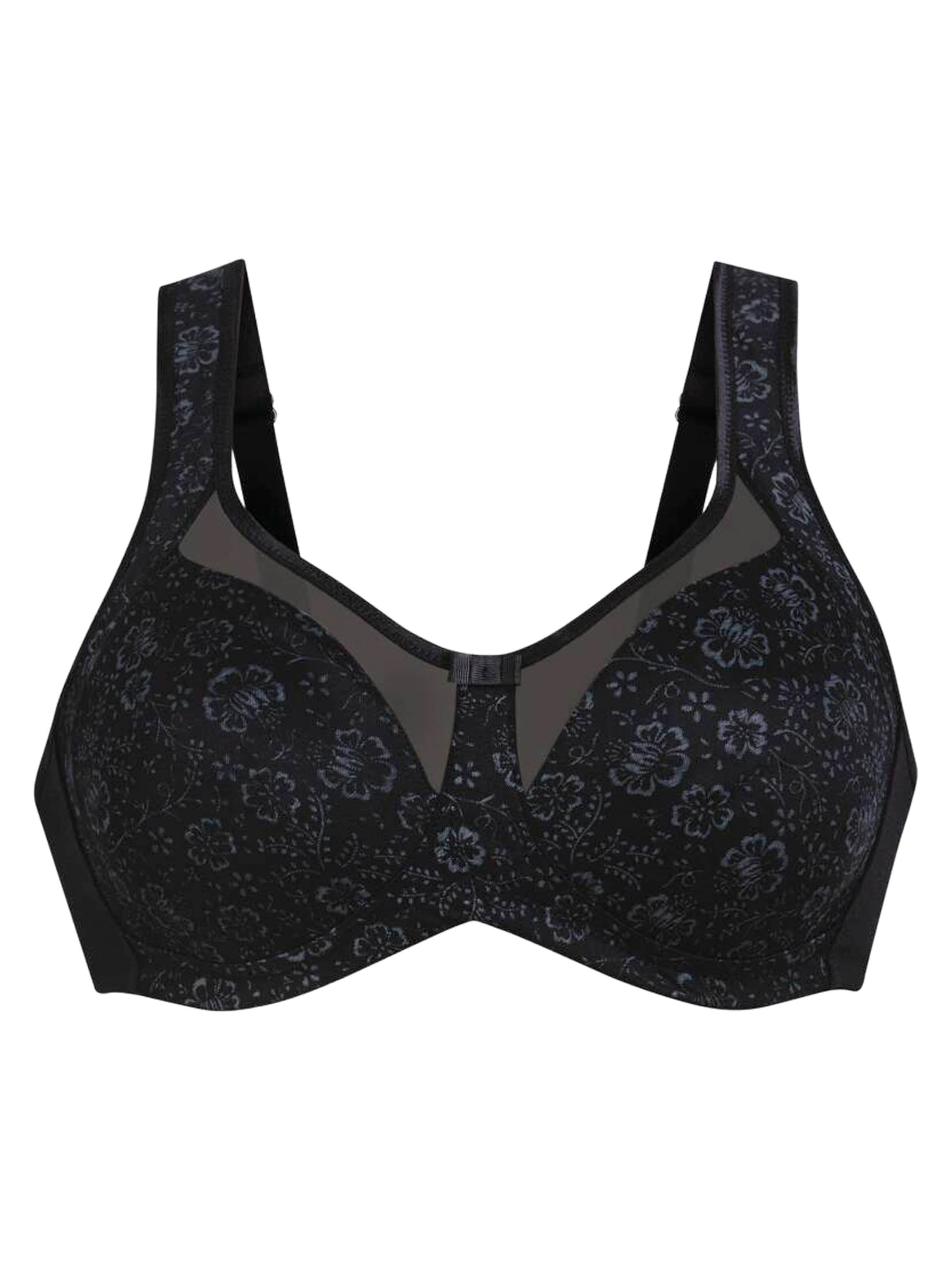 ANITA BH 'Clara Art' in Zwart: voorkant