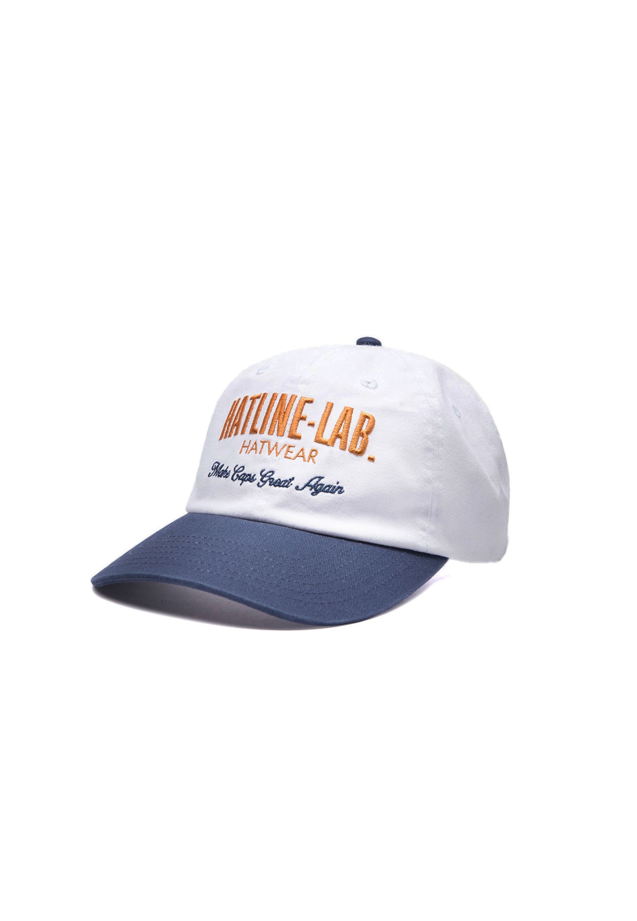 Casquette 'YACHT CLUB' Hatline Lab en blanc : devant