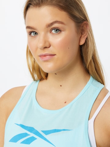 Reebok Sportovní top – modrá