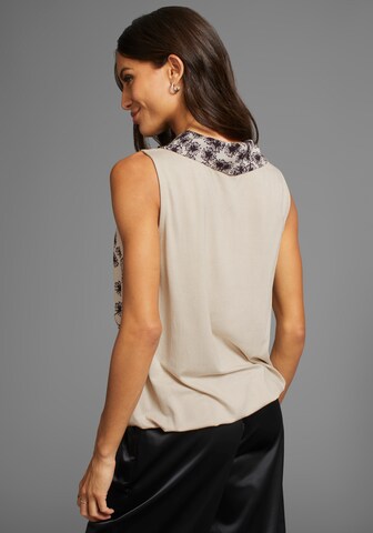 LAURA SCOTT Blouse in Beige