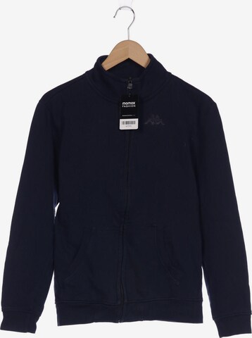 KAPPA Sweatshirt & Zip-Up Hoodie in M in Blue: front