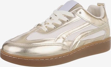 Ital-Design Sneakers in Gold: front