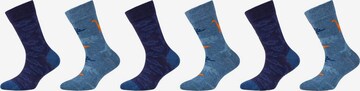 camano Socken in Blau: predná strana