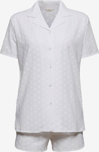 ESPRIT Korte pyjama in de kleur Wit, Productweergave