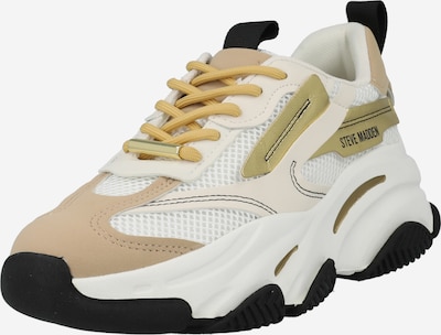 Sneaker low 'POSSESSION' STEVE MADDEN pe maro deschis / galben muștar / auriu / alb, Vizualizare produs