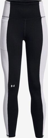 UNDER ARMOUR Skinny Workout Pants 'Novelty' in Black: front