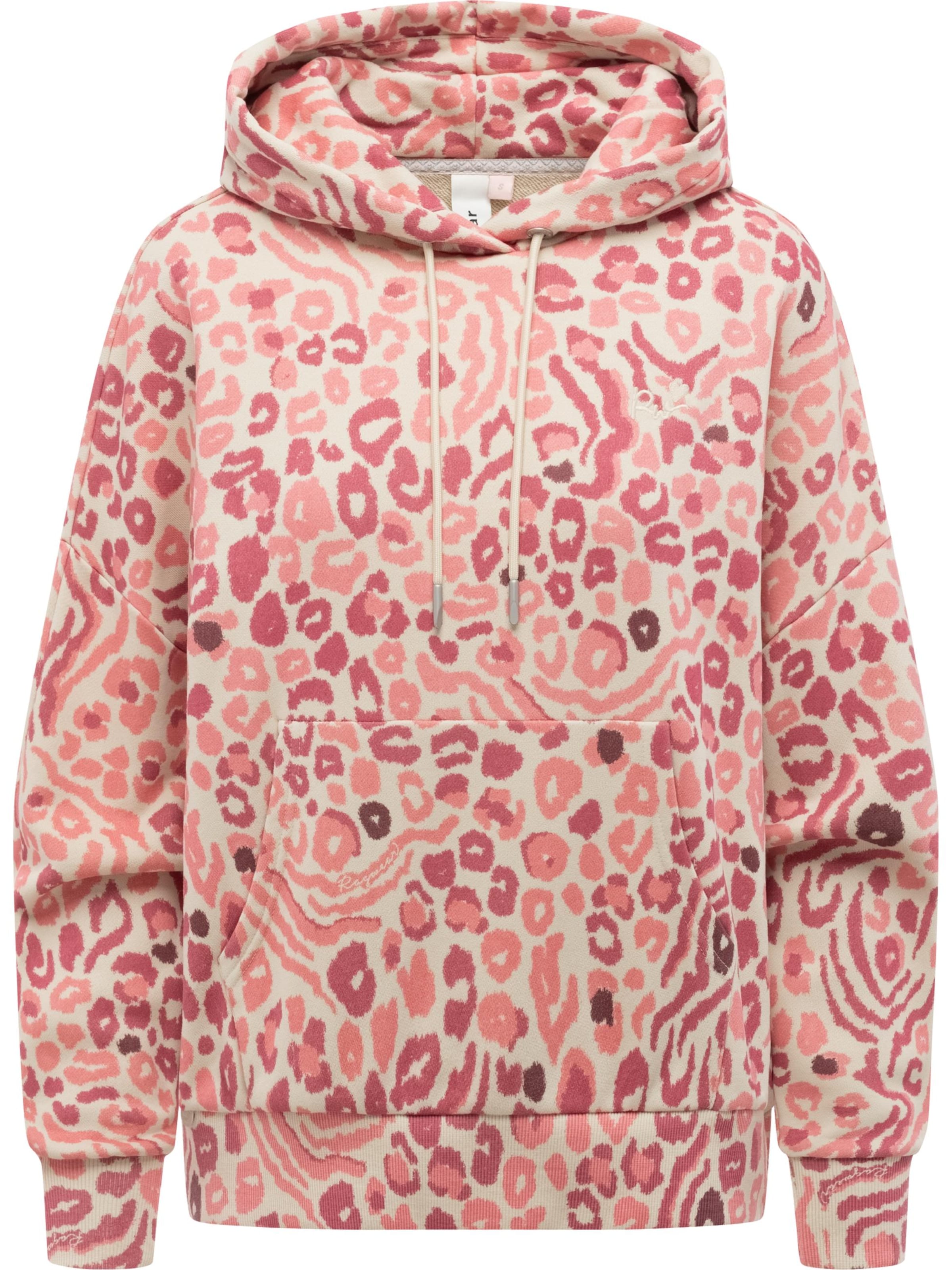 Ragwear Sweatshirt 'Pirita' in Roze: voorkant