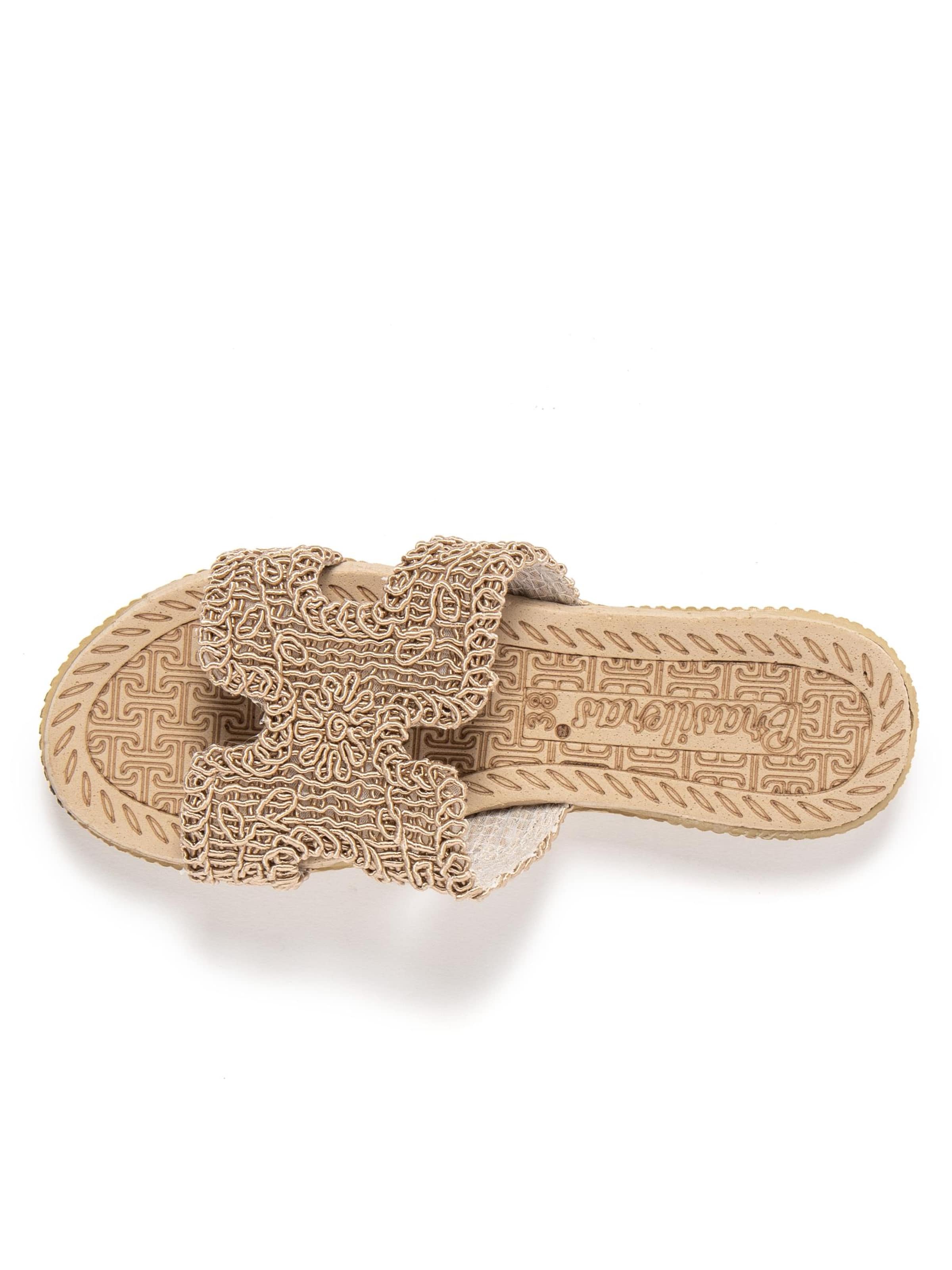 Brasileras Slippers 'Braida' in Brown