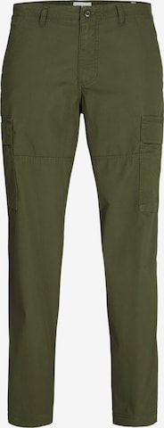 JACK & JONES Loose fit Cargo Pants in Green: front