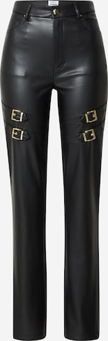 Hoermanseder x About You Regular Pants 'Ella' in Black: front