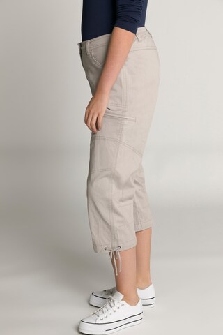 Regular Pantalon cargo Ulla Popken en gris