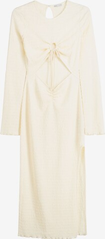 Bershka Dress in Beige: front