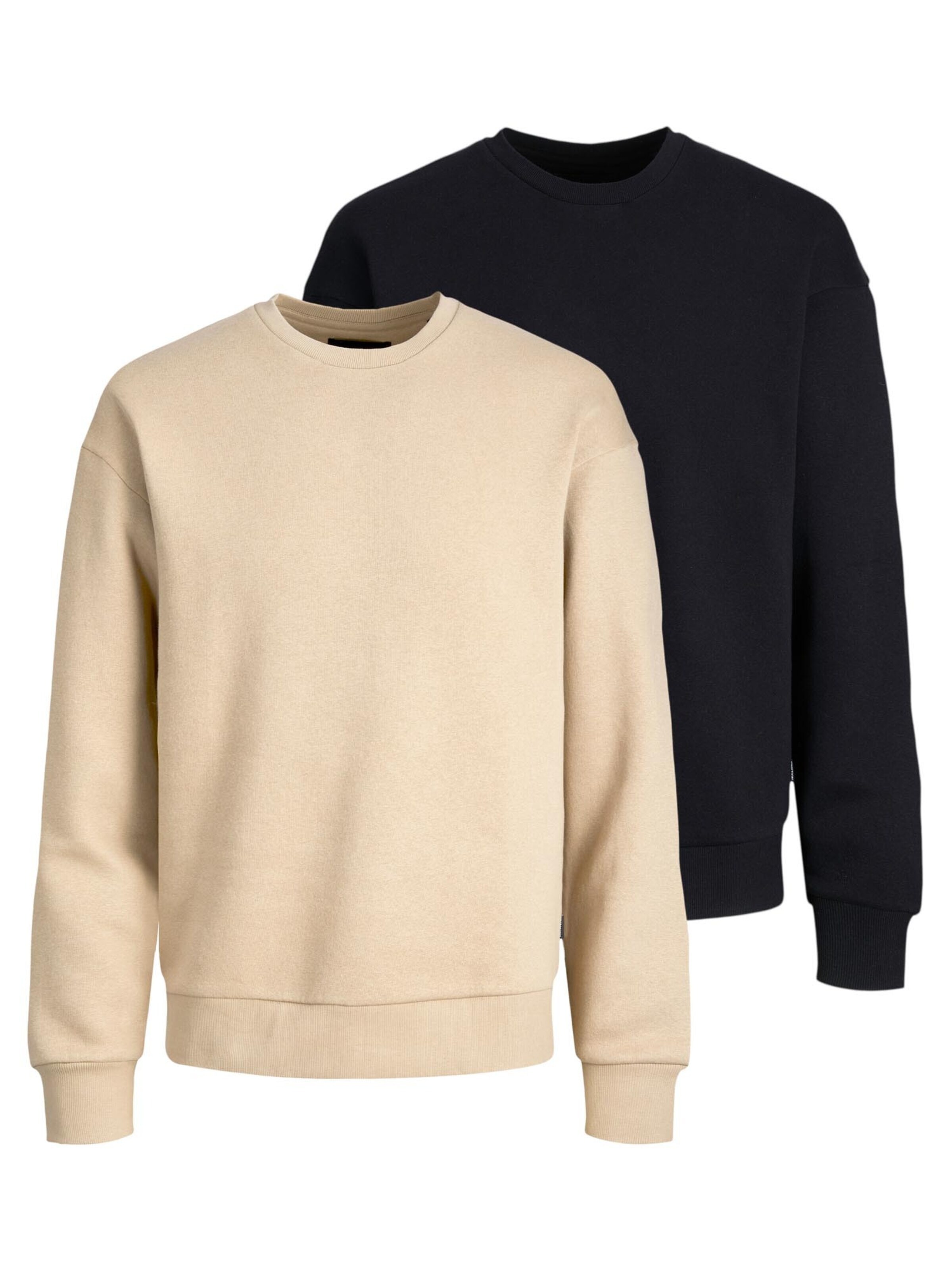JACK & JONES Sweatshirt 'Star'‌‌‌‌‌‌‌‌‌‌ in Schwarz: Vorderseite