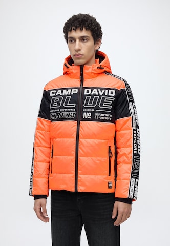 CAMP DAVID Зимно яке в оранжево: отпред