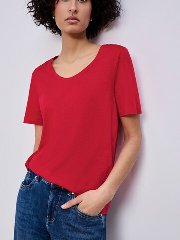 STREET ONE - Camiseta 'Gerda' en rojo