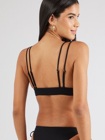 TOPSHOP Bustier Bikinitop in Schwarz