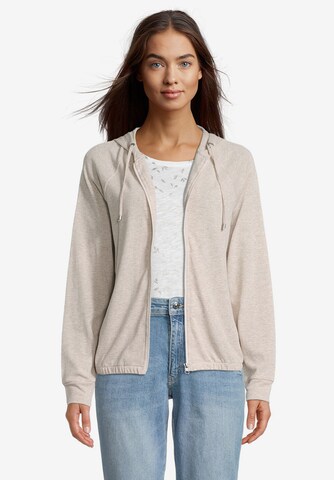 Betty & Co Sweatjacke in Beige: predná strana