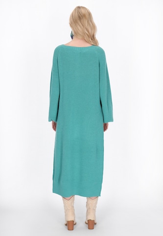 IZIA Gebreid vest in Blauw