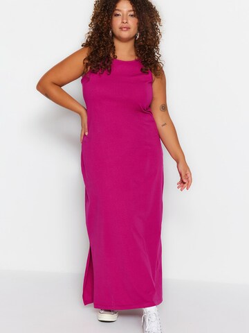 Trendyol Curve - Vestido en rosa: frente
