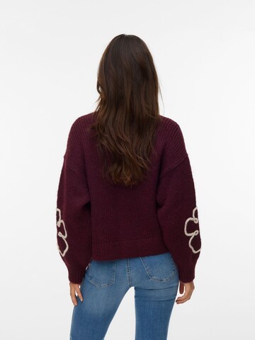VERO MODA Sweater 'FATIMA ' in Red