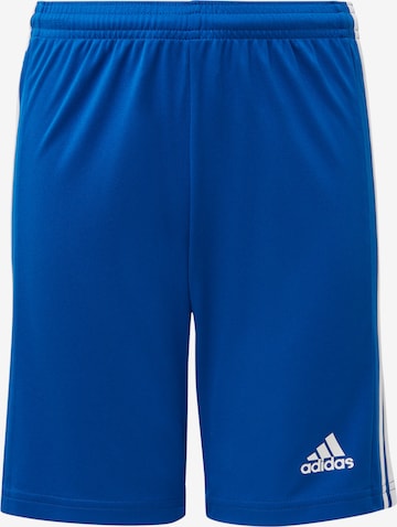 ADIDAS PERFORMANCE Regularen Športne hlače 'Squadra 21' | modra barva: sprednja stran