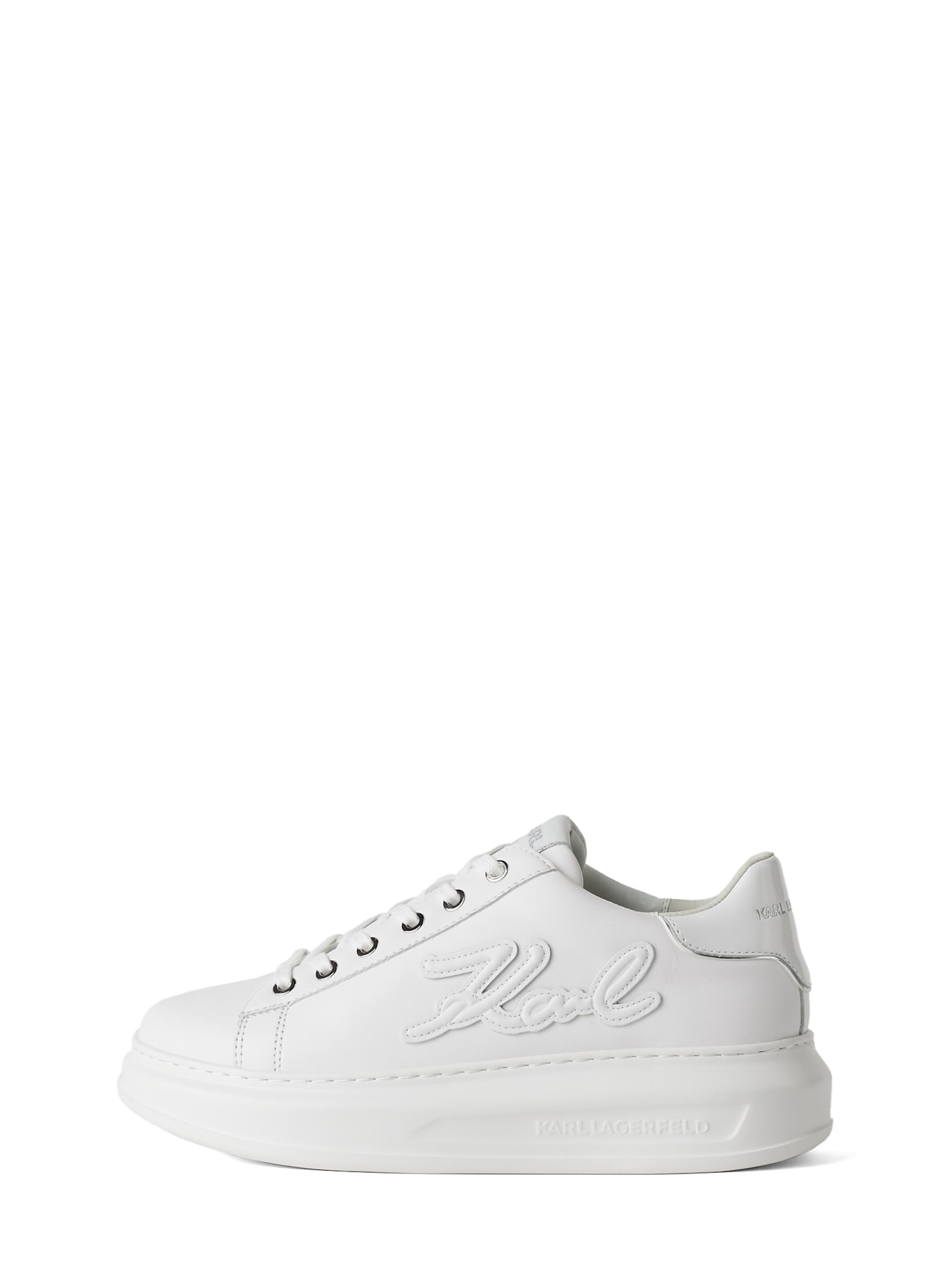 Karl Lagerfeld Trainers ' KAPRI SIGNIA NIEDRIGE SNEAKER ' in White