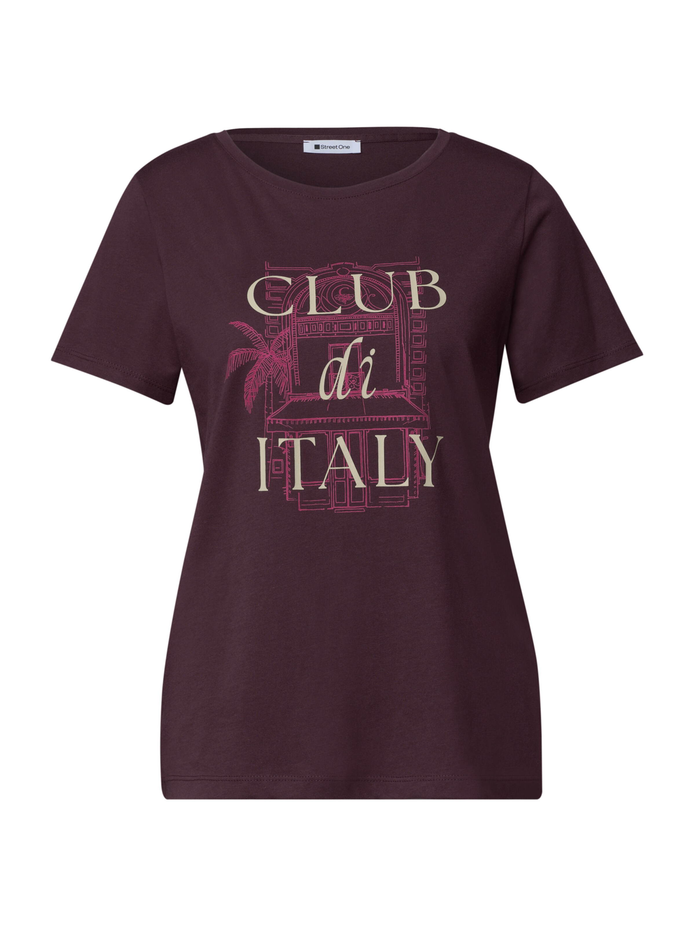 STREET ONE T-Shirt in Lila: Vorderseite