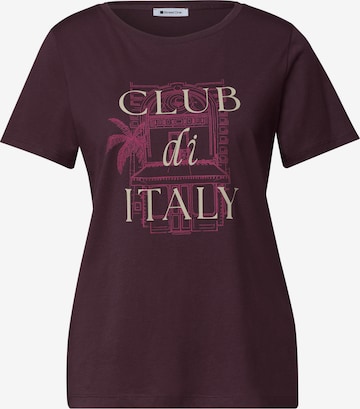STREET ONE T-Shirt in Lila: Vorderseite