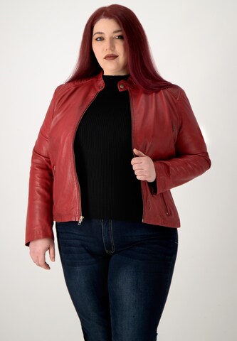 URBAN 5884® Between-Season Jacket 'Riley' in Red: front