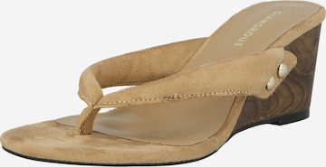 Séparateur d'orteils GLAMOROUS en beige : devant