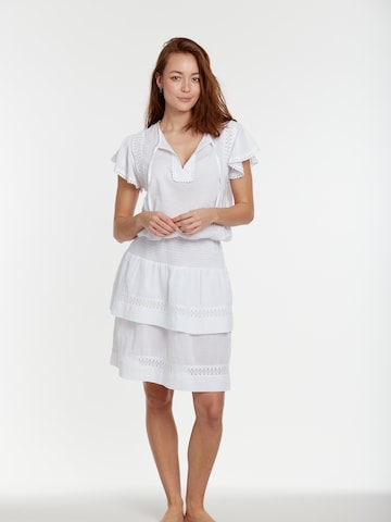 OLYMPIA Kleid in Weiß