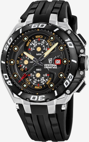 FESTINA Analogové hodinky 'Chronograph Chrono Bike' – černá: přední strana