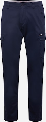 Tommy Jeans Regular Cargo Pants 'Scanton' in Blue: front