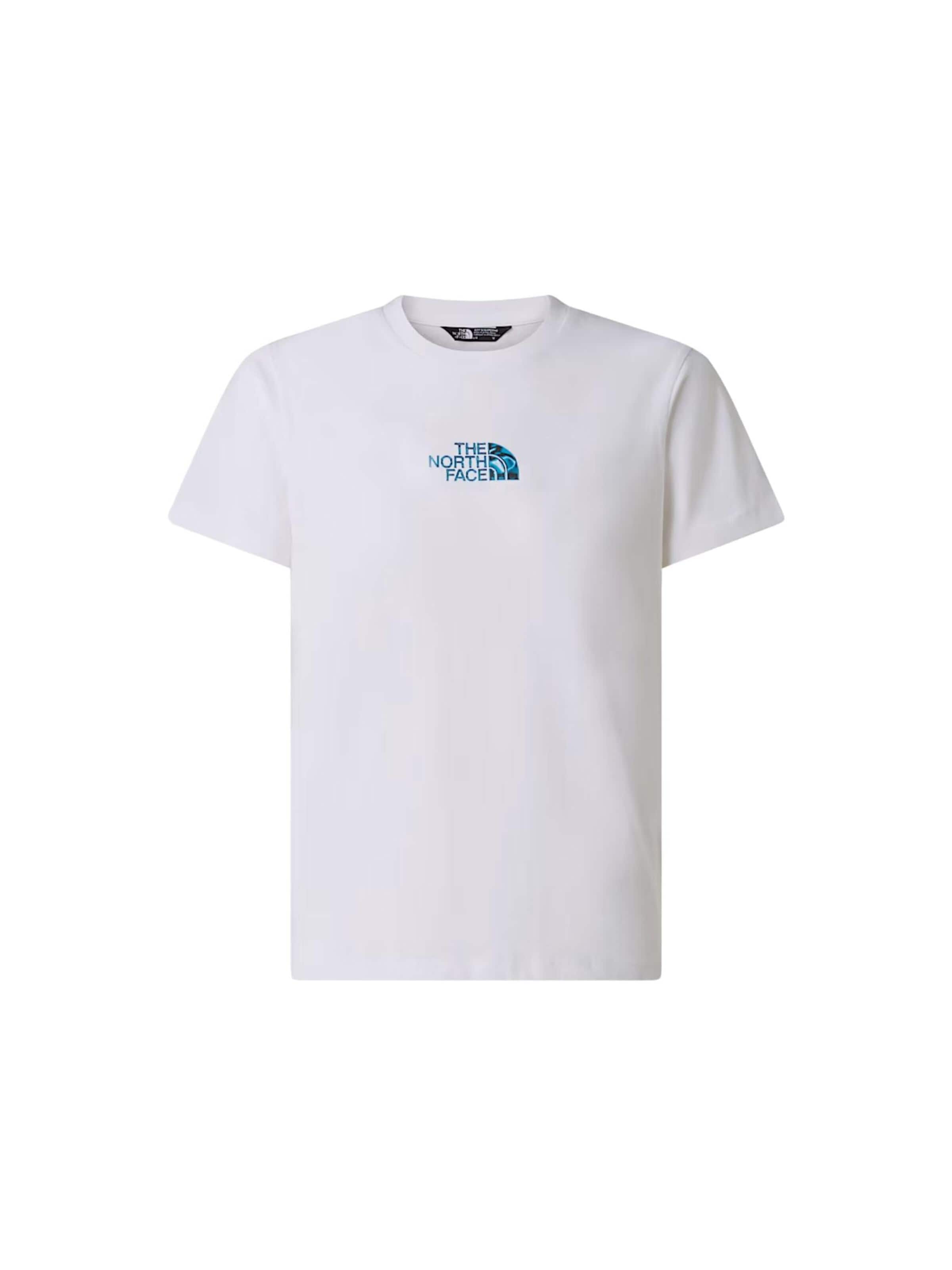 THE NORTH FACE T-shirt 'LIQUID' i vit: framsida